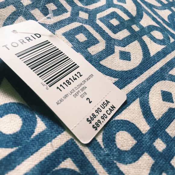 Ivory Lace Skater Dress (Torrid) - Picture 3 of 3